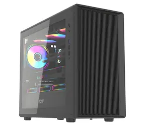 darkFlash DB460M černá / Skříň / M-ATX / ITX / tvrzené sklo / bez ventilátorů / bez zdroje