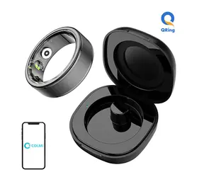COLMi R03 vel. 9 (18,9 mm) černá / Chytrý prsten / Bluetooth 5.0 / 5ATM