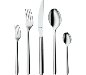 WMF Flame Plus / Sada příborů / 30 ks / pro 6 osob / nerezová ocel Cromargan protect