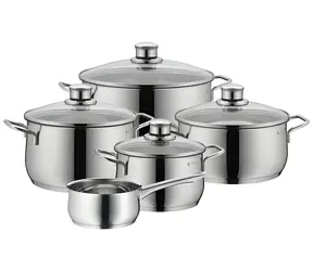WMF Diadem Plus / Sada hrnců / 5 dílů / nerezová ocel Cromargan 18/10 / indukce