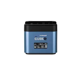 Hähnel proCUBE2 Panasonic / Duální nabíječka / LCD displej / AC + autonabíječka