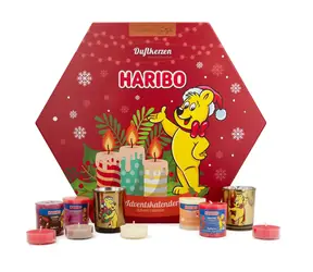 Haribo Adventní kalendář Svíčky 2025 / Adventní kalendář / Votivní a čajové svíčky