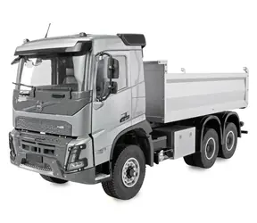 AMEWI RC sklápěč Volvo FMX E015 stříbrná / Měřítko 1:14 / 6x4 / RTR / LED osvětlení / od 14 let