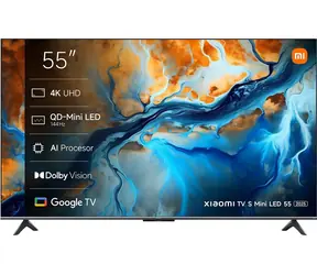 55" Xiaomi TV S mini LED Verdigris / Televizor / 4K UHD / 144Hz / HDMI 2.1 / Google TV / DVB-T2&C&S2
