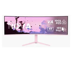 49" Arozzi Nova růžová / Monitor / VA / 5120×1440 / 165Hz / 1500R / HDR10