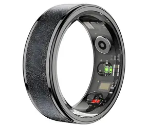Colmi R10 vel. 9 černá / Chytrý prsten / Bluetooth 5.0 / 5ATM / SpO2 / monitor spánku