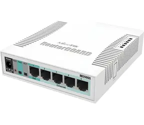 MikroTik RB260GS (CSS106-5G-1S) / Switch / 5x Gigabit LAN / 1x SFP / SwOS