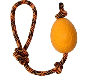 KIWI WALKER Vajíčko Maxi oranžová / Hračka pro psy / plovací a házecí / TPR pěna / 8,5 cm