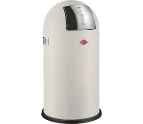 Wesco 112796 výklopný odpadkový koš bílý / Odpadkový koš