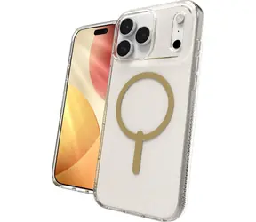 ZAGG Milan Snap Glitter zlatá / Zadní kryt / Apple iPhone 17 Pro Max / MagSafe / Grafen