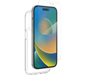 ZAGG Defence Bundle průhledná / Kryt a ochranné sklo / iPhone 14 Pro / polykarbonát
