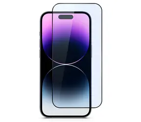 OEM tvrzené sklo Edge to Edge Apple iPhone 15 Plus černý okraj / Ochranné sklo / Lepení přes celý displej