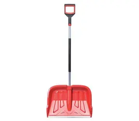 PROSPERPLAST Hrablo na sníh SNOWER 55 ALUTUBE červená / 55 cm / Hliníková rukojeť