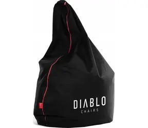 Diablo Pufa černá / Herní podnožka / doplněk k herní židli