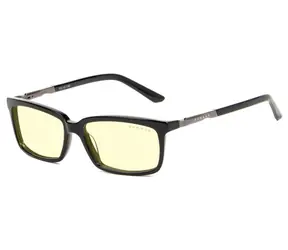 Gunnar HAUS READER ONYX jantárová skla, dioptrie +1 / Dioptrické herní brýle / BLF 65