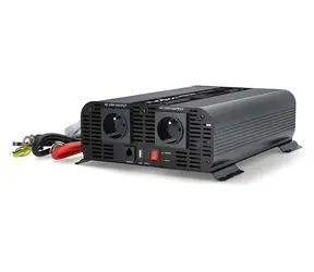 Nedis měnič napětí 24 V na 230 V, 2000 W / Měnič napětí / čistá sinusoida / 4000 W špička / USB-A, USB-C