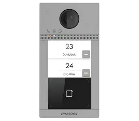 Hikvision DS-KV8213-WME1(C) / Dveřní interkom / 2 tlačítka / čtečka karet / 2MPx kamera / WiFi / povrchová montáž