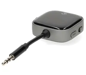 Nedis Bluetooth vysílač a přijímač / Audio adaptér / TX/RX 2v1 / Duální párování / Displej / výdrž 10 h