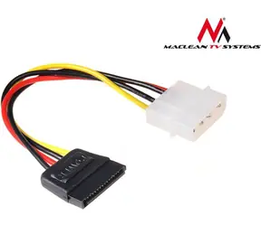 Maclean MCTV-633 / Napájecí kabel / Molex - SATA / 0,15 m