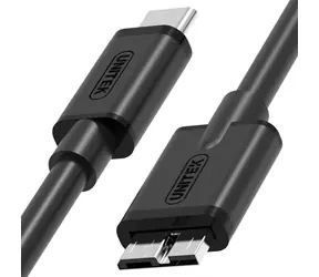 Unitek Y-C475BK černá / Kabel USB / USB-C (M) - Micro-USB B (M) / 1 m