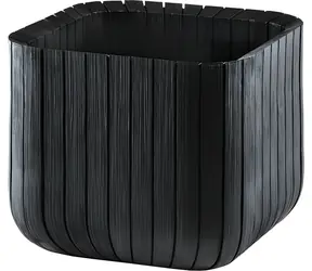 Keter Cube Planter S antracitová / Květináč / 29,5 x 29,5 x 29,5 cm