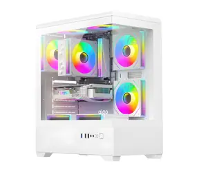 darkFlash C365 bílá / Skříň / E-ATX / ATX / M-ATX / ITX / 5× 120 mm ventilátor / Tvrzené sklo