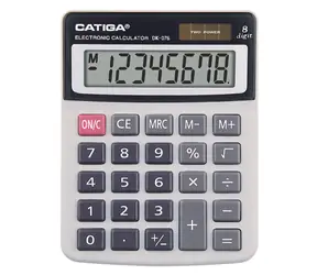Catiga 076 / Kalkulačka stolní / 8místný displej / solární a baterie