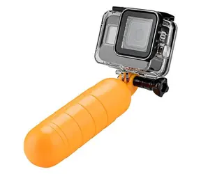 Telesin GP-MNP-102 oranžová / Plovoucí rukojeť / pro akční a sportovní kamery / 150 mm