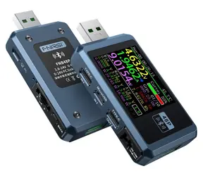 FNIRSI FNB48P BT / USB tester nabíjení / Bluetooth / USB-C, USB-A, microUSB / QC, PD, AFC / do 6,5 A