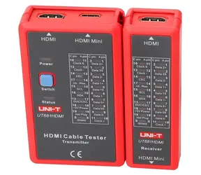 UNI-T UT681HDMI / Tester kabelů HDMI / Mini HDMI / LED indikace / 9V baterie