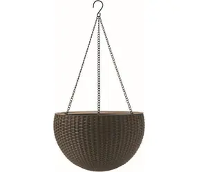 Keter Hanging Sphere mocha / Květináč / závěsný