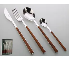 Pintinox Sushi Queen Mahogany 24 ks / Příborový set