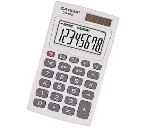 Catiga 855 / Kapesní kalkulačka / 8místný displej / solární a baterie