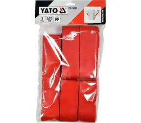 YATO Pásy na stěhování nábytku 5 x 370 cm / Pásy na stěhování / Polypropylen / 50 mm / 3,7 m / 3 ks