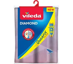Vileda Dimond / Potah pro žehlicí prkno / 120 x 38 cm / žáruvzdorný do 200 °C