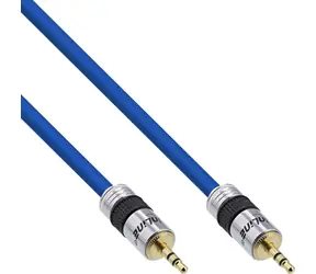 InLine audio kabel Jack 3,5mm - Jack 3,5mm modrá / Kabel / 20 m