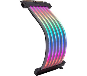 AZZA Riser PCIe 20R-L_90 ARGB / Riser kabel / 90° / 20 cm / ARGB