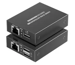 PremiumCord HDMI KVM extender / Extender / 4K 30Hz do 40 m / Full HD do 70 m / USB / Cat5e-6-7