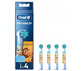NoName Pro Kids Lion King / Náhradní hlavice pro dětský kartáček Oral-B / 4 ks