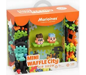 MARIOINEX Stavebnice Mini Waffle Letecká přehlídka / 148 dílků