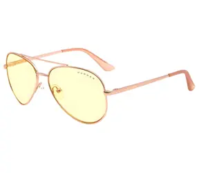 GUNNAR MAVERICK ROSE GOLD / Herní brýle / jantárová skla / BLF 65 / GUNNAR focus