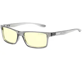 GUNNAR Vertex Reader Gray Crystal / Herní dioptrické brýle / jantárová skla / BLF 65 / dioptrie +1,5