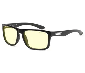 GUNNAR INTERCEPT READER ONYX / Dioptrické brýle / jantarová skla / BLF 65 / dioptrie +1,5