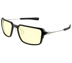 GUNNAR TERA ONYX SILVER / Herní brýle / Jantárová skla / BLF 65 / GUNNAR focus