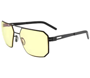 GUNNAR Novato Onyx / Herní brýle / Jantarová skla / BLF 65 / GUNNAR focus