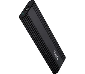 Trust M.2 SSD Box černá / Externí box pro M.2 SSD / USB-C 3.2 Gen 2 / 10 Gbps / do 4 TB