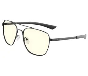 GUNNAR MUSTANG ONYX / Kancelářské/herní brýle / čirá skla / BLF 35 / GUNNAR focus