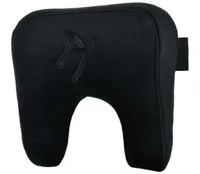 AROZZI Neck Pillow Velvet černá / Ergonomický polštář pod hlavu a krk / sametový potah
