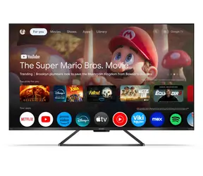 55" Sharp 55GR8265E černá / Televize / QLED / 4K UHD / 144Hz / Google TV / Dolby Atmos