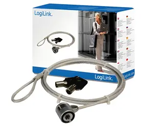 LogiLink NBS003 / Zámek na klíč pro notebook / 1,5 m